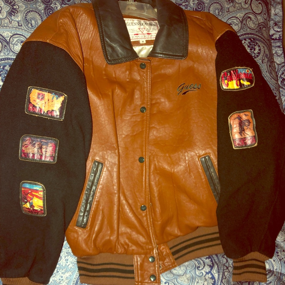Rare Vintage 80’s Guess Varsity